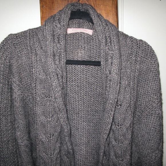 ELSAMANDA ANTHROPOLOGIE Cable Knit Cardigan M - Picture 11 of 14